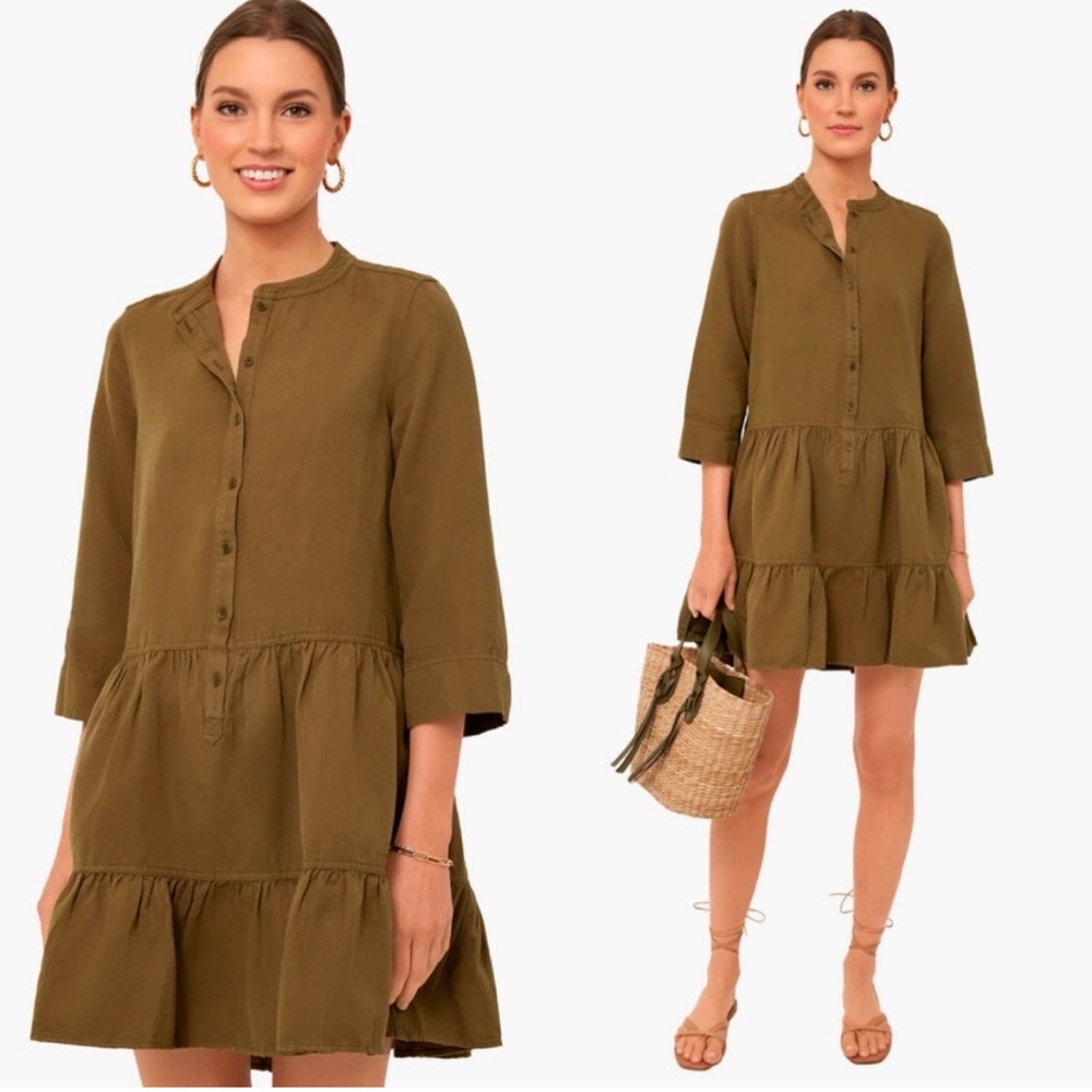 Apiece Apart Maurino Drop Waist Mini - S / Olive